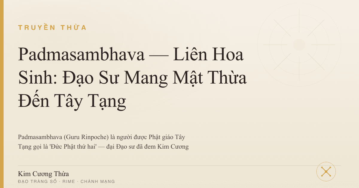 Bản tôn Liên Hoa Sinh Thangka